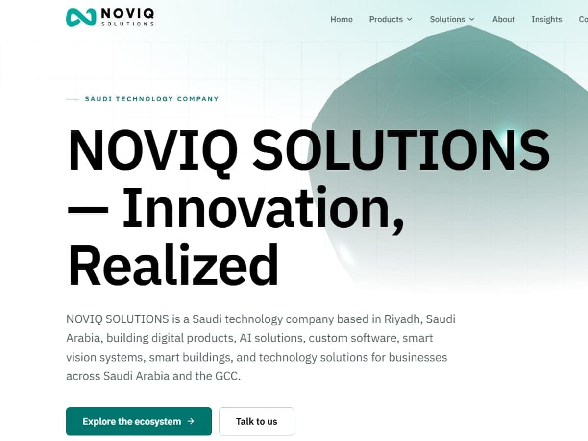 NOVIQ Solutions corporate homepage