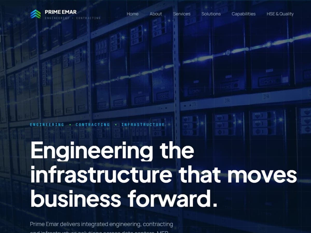 Prime Emar corporate homepage
